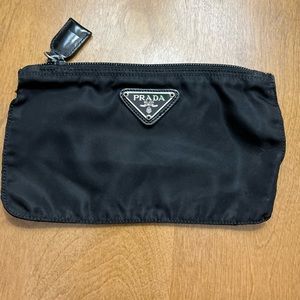 Prada nylon cosmetic pouch